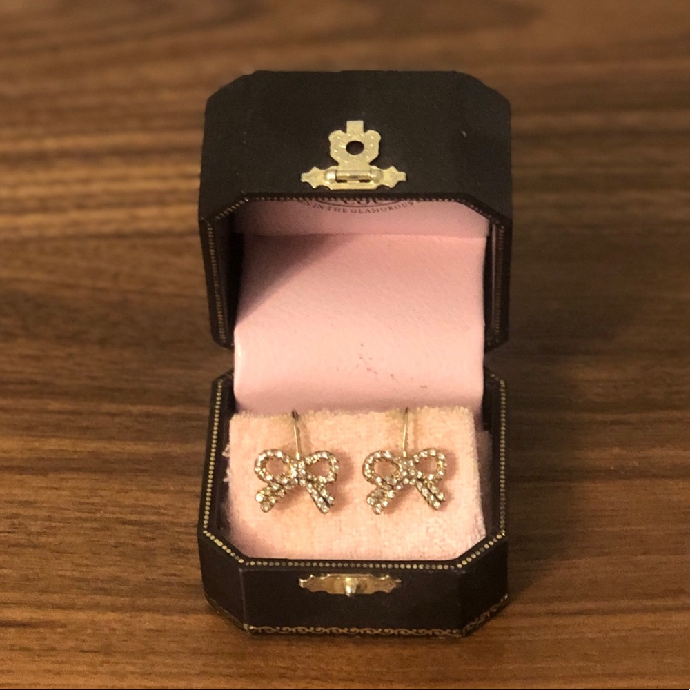 Juicy Couture bow earrings